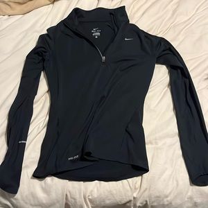 Nike dri-fit quarter zip womens